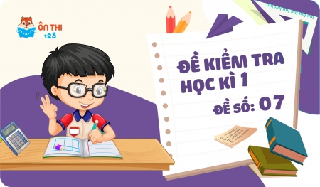 Đề kiểm tra học kì I - Toán 7 chương trình KẾT NỐI TRI THỨC (Đề số 7)