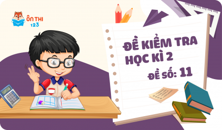 Đề kiểm tra học kì II - Toán 6 (Đề số 11)