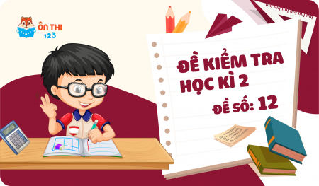 Đề kiểm tra học kì II - Toán 6 (Đề số 12)