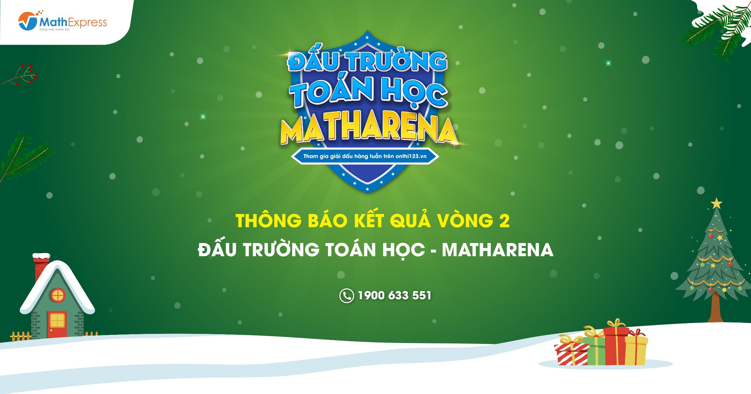 Thông báo kết quả vòng 2 đấu trường Toán học – MathArena